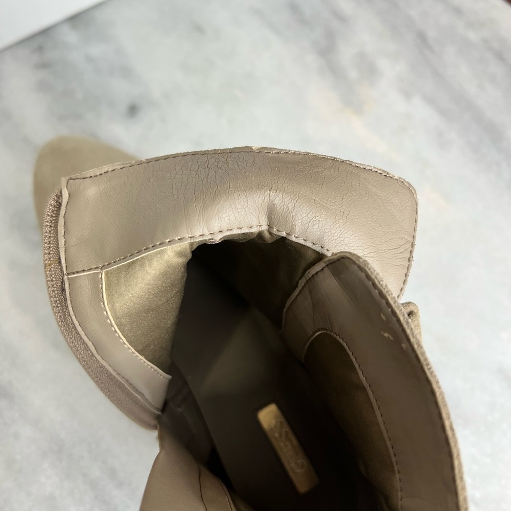 Guess Taupe Suede Ankle Booties - Picture 8 of 14